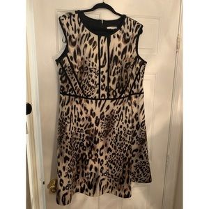 Cheetah print dress